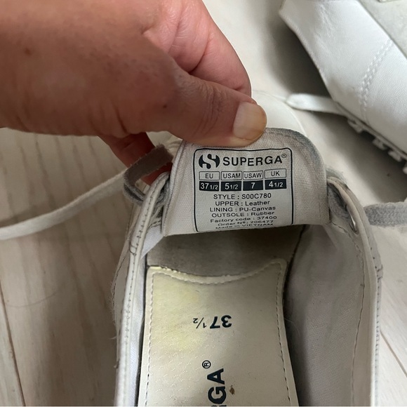 Superga Sneakers from Italy - white size 7 - Picture 4 of 5